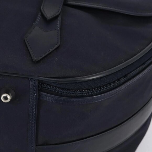 GUCCI travel Boston Bag Coated Canvas Navy Auth sw1600 - Picture 3 of 16